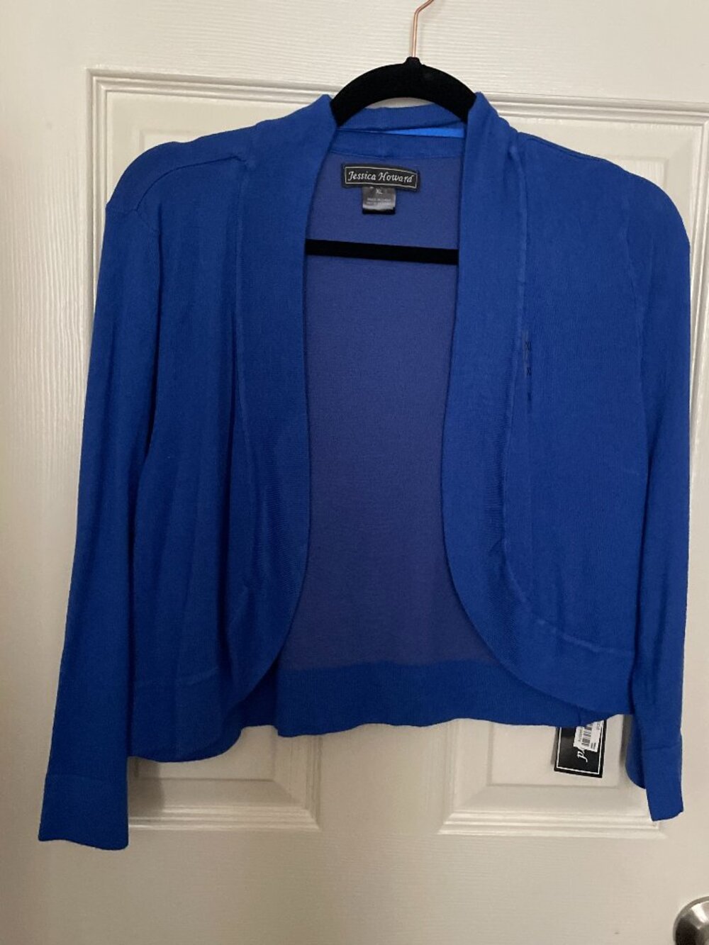 Jessica Howard Missy Blue Bolero Cardigan-NWT